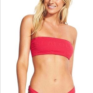 SEAFOLLY YOUR TYPE BIKINI TUBE TOP NWT